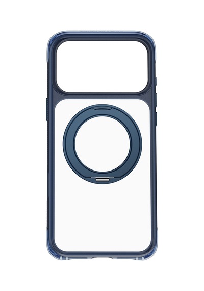 Apple iPhone Uyumlu 18 Pro Kılıf Wiwu Ag-203 Aeroguard Ultra Serisi M-safeli Airbag Standlı Kapak Lacivert