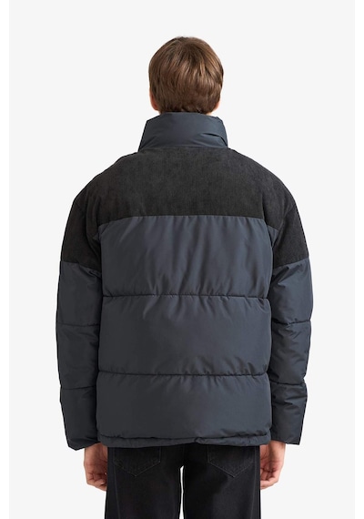 Defacto Oversize Geniş Kalıp Dik Yaka Kadife Detaylı Peluş Astarlı Mont E9976ax25wnar235 Antrasit-ar235 Defacto Oversize Geniş Kalıp Dik Yaka Kadife Detaylı Peluş Astarlı Mont E9976ax25wnar235 Antrasit-ar235