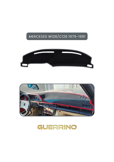 Mercedes W126/c126 1979-1991torpido Koruma Halısı Gri Kenar 1 Adet