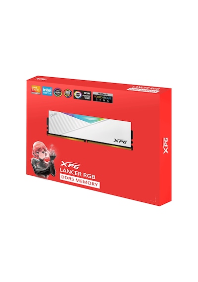 Xpg Lancer 64gb 2x32gb Rgb 6000mhz Cl30 Ddr5 Beyaz Dual Kit Ram