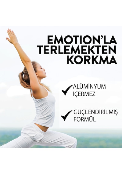 Emotion Invisible Fresh Black & White Kadın Sprey Deodorant 6 x 150 ML
