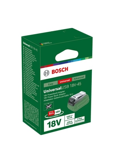 Bosch UniversalUSB 18V-45 Powerbank Adaptör - 1600A02WS1