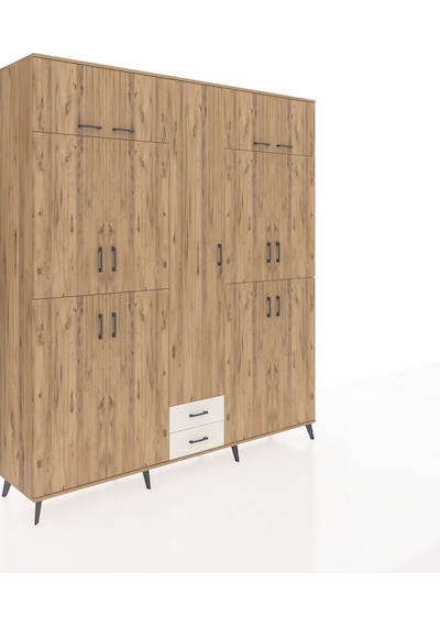 Hyperion Dolap 10 Raflı 2 Çekmeceli 4 Askılı 220x44x243 Çam-çam/aytaşı Atlas Çam/aytası Hyperion Dolap 10 Raflı 2 Çekmeceli 4 Askılı 220x44x243 Çam-çam/aytaşı Atlas Çam/aytası