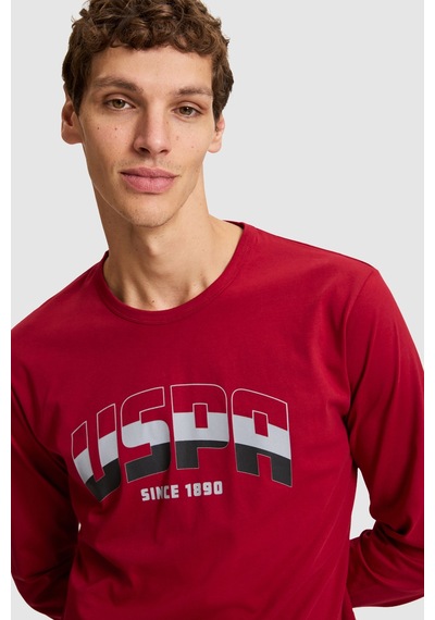 U.S. Polo Assn. Erkek Bordo Pijama Takımı 50333258-vr014