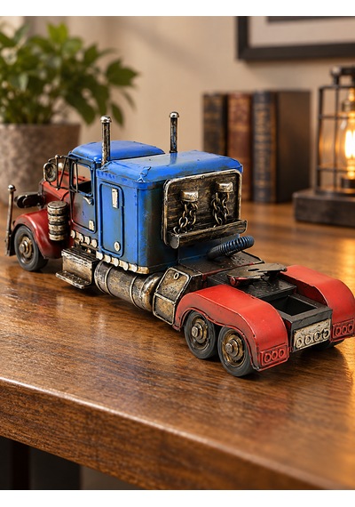Dekoratif Metal Tır Ford Classic Kamyon Retro Renk