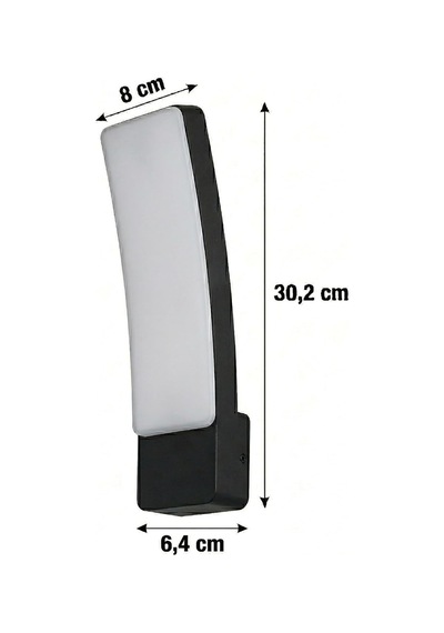 Dış Mekan Led Aplik, Bahçe Duvarı, Teras, Bina Giriş Ve Cephe Aydınlatması, Cata Havana 30 Watt, 3200 Lümen, Ip4