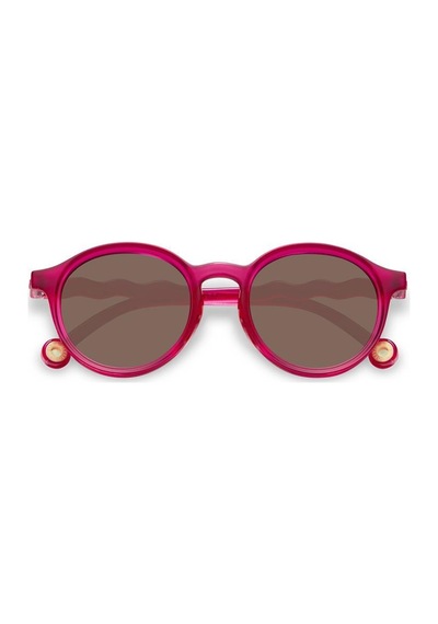 Olivio&co Classic Oval Junior Güneş Gözlüğü - Raspberry Açık Gri