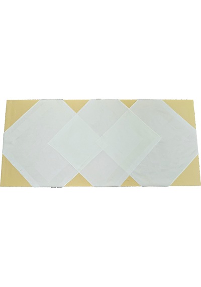 Krem 3 Adet 80cmx80cm,sarı 140cmx240cm Masa Örtüsü 4lü Set