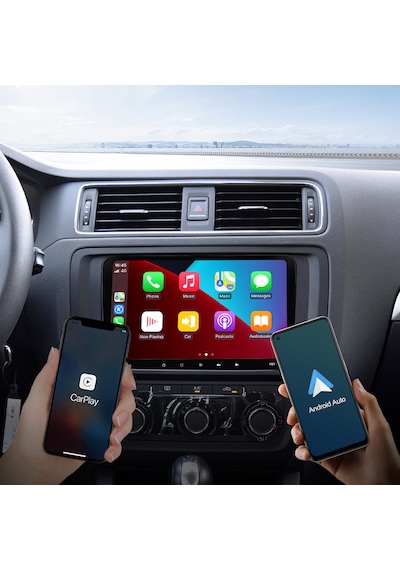 9 İnç Volkswagen Skoda Uyumlu 2GB RAM 32GB HAFIZA Android Carplay Multimedya Arka Kamera 9"