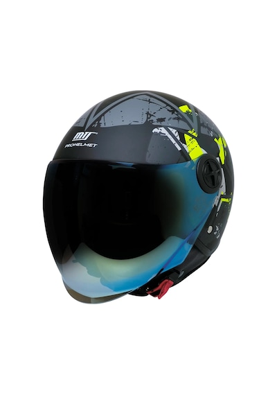 Mts Prohelmet 101 Neon Camo Çok Renkli
