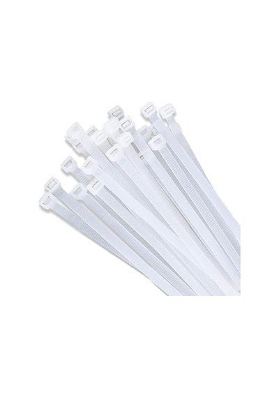 Tr Beyaz Plastik Cırt Kelepçe, 2.5x100mm, 100 Adet Genel
