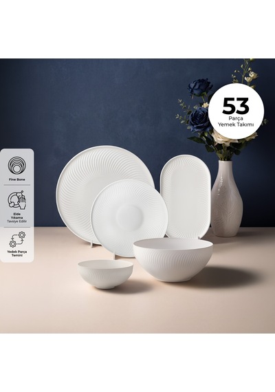 Emsan Safir 53 Parça 12 Kişilik Yemek Takımı Diğer