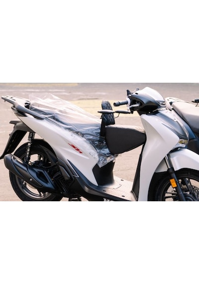 HONDA PCX Motosiklet Çocuk Koltuğu, Deri, Kollu, 4-8 Yaş Arası, Emniyet Kemerli