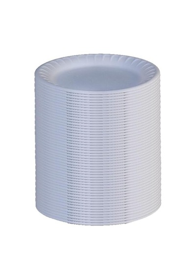 Köpük Tabak 100'lü Yuvarlak 17 Cm Kullan At Tabak Diğer