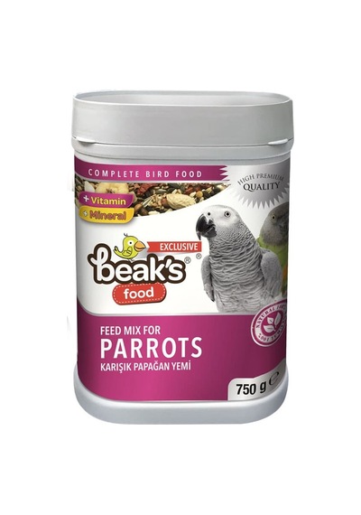 Beaks Karışık Papağan Yemi 750 gr