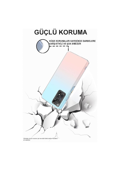 Xiaomi Redmi Note 11 Kılıf Kamera Korumalı Tıpalı Şeffaf Silikon Kapak