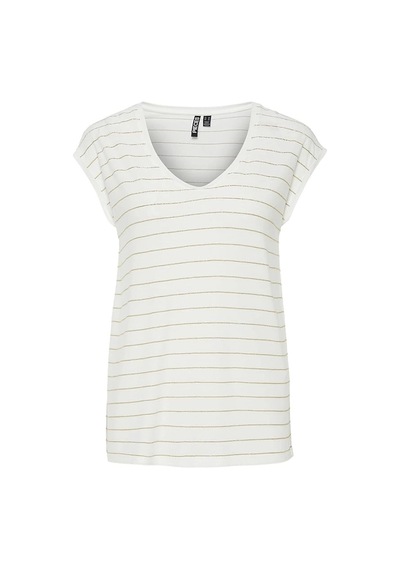 Only Pieces 17078572 Genis Yaka Kolsuz Bayan Body - Ekru Ekru