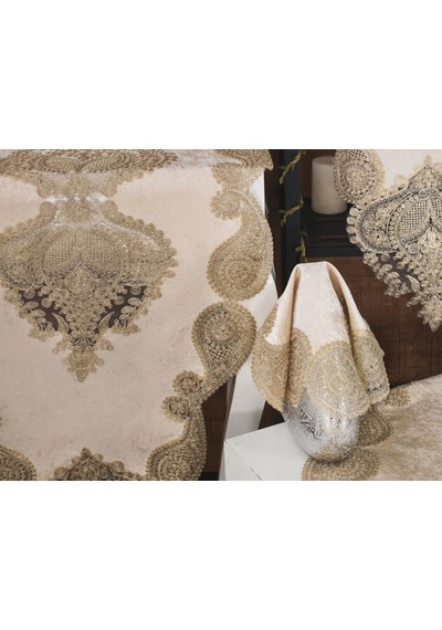 Verna Kadife Salon Takımı 5 Parça 001