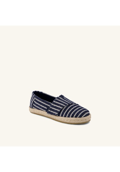 10023199 Navy Espadril Erkek Çocuk 10023199 Toms Dıana Alpargata Rope 2.0 Navy Nautical Stripe