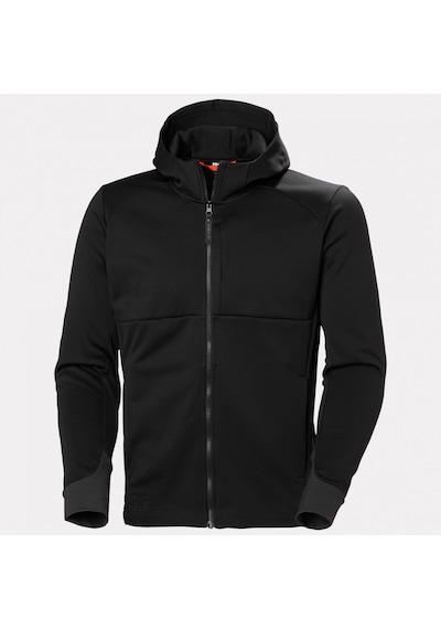 Tech Hooded Midlayer Jacket - Black - L Siyah-antrasit