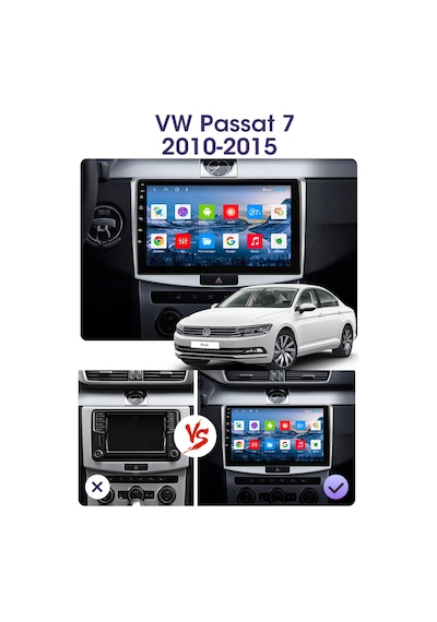 Exvol Volkswagen Passat B6-b7 Android Multimedya 2/32gb 10 İnc Hd