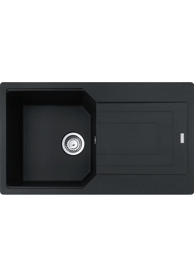Franke Ubg 611-86 Granit Nero Evye. Active Plus Doccia Nero Armat