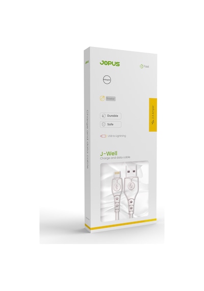 Jopus İphone 6 7 8 X Xs Xr 11 12 13 14 Serileri Uyumlu Hızlı Şarj Kablosu Usb To Lightning 1 Metre Jo-dk9