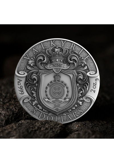 Agakulche Savaşçı Kızıl Valkyrie Gümüş Sikke Coin