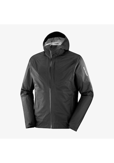 Salomon Bonatti Waterproof Erkek Siyah Koşu Ceketi Lc2134800 2800282