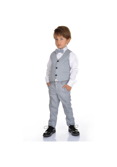 Mnk Baby & Kids Yelekli Erkek Çocuk Takım Elbise Mnk Baby & Kids Yelekli Erkek Çocuk Takım Elbise