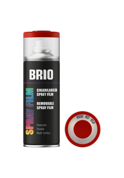 Brio Sprey Boya Çıkarabilinir Opak Red 400 Ml