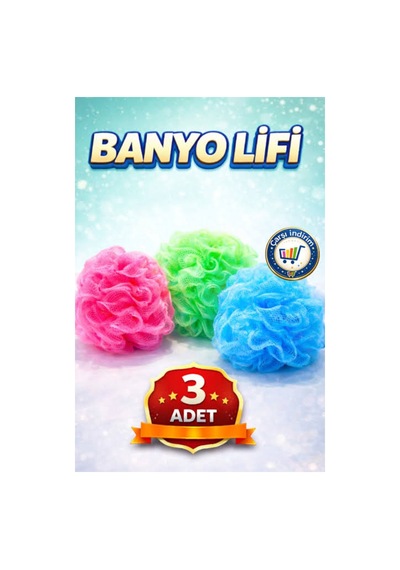 Nisa Banyo Lifi 3 Adet Adaçayı