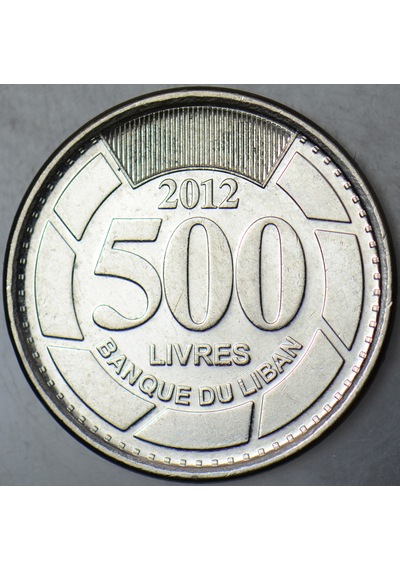 Lübnan 500 Lıvre 2012.