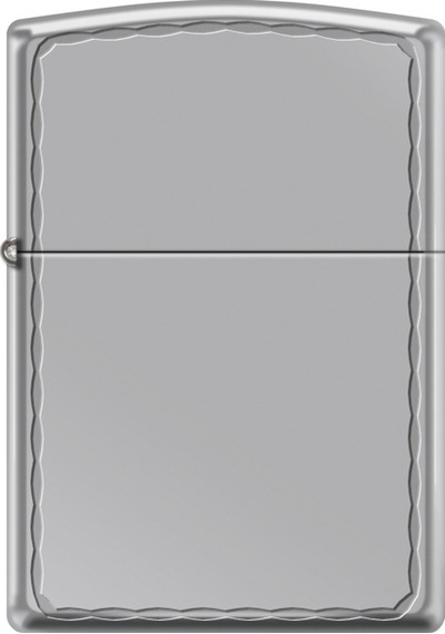 Zippo Armor Scalloped Border Dizayn Çakmak Gri