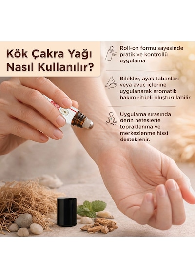Kök Çakra Yağı Muladhara Aromaterapi Yağ Karışımı 10 Ml