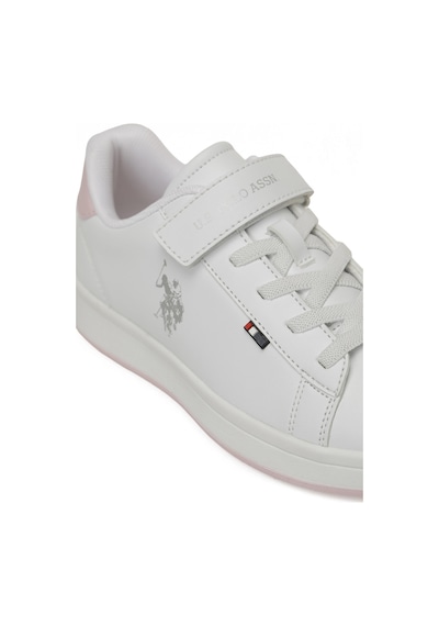 U.s. Polo Assn. Enıya Jr 6fx Beyaz Kız Çocuk Sneaker 000000000102155726 Beyaz-pudra