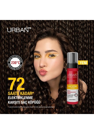 Lexroo Hibiscus & Shea Butter Elektriklenme Karşıtı Saç Bakım Köpüğü-200 Ml