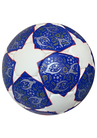 Katze Speedo Sert Zemin Futbol Topu 5 Numara Mavi - Beyaz