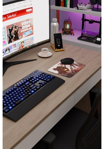Expedition 33 Kaymaz Dikişli Kauçuk Oyuncu Mousepad V2 - 22x18 Gaming Mouse Pad Fare Altlığı