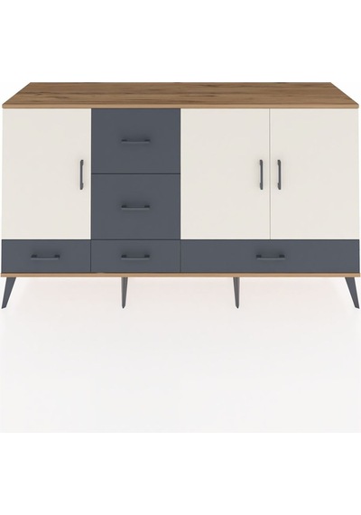 Hyperion Konsol 4 Raflı 5 Çekmeceli 3 Kapaklı 176x44x99 Çam-aytaşı/antrasit Atlas Çam/aytası - Atlas Çam Hyperion Konsol 4 Raflı 5 Çekmeceli 3 Kapaklı 176x44x99 Çam-aytaşı/antrasit Atlas Çam/aytası - Atlas Çam