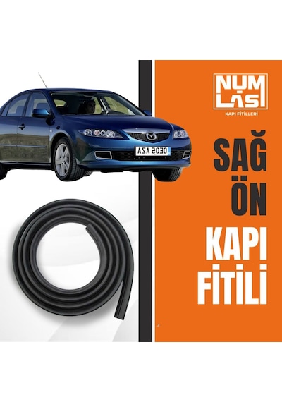 Mazda 6 2002-2007 Sağ Ön Kapı Fitili-a Kalite-numlas-nm4032