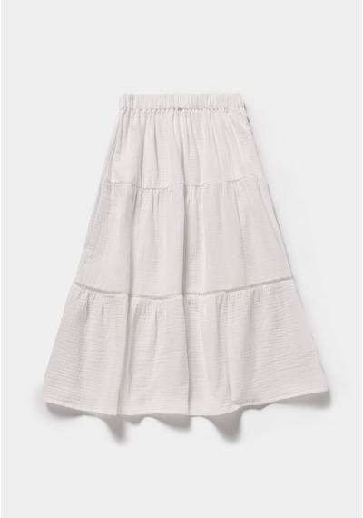 Colin's Colins Maxi Length Düz Kadın Beyaz Etek Cl1080371 Q1.v2 Wht