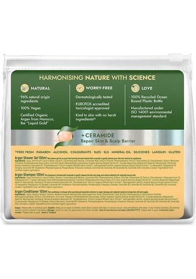 Naturals By Watsons Argan Seyahat Seti 100 Ml X3