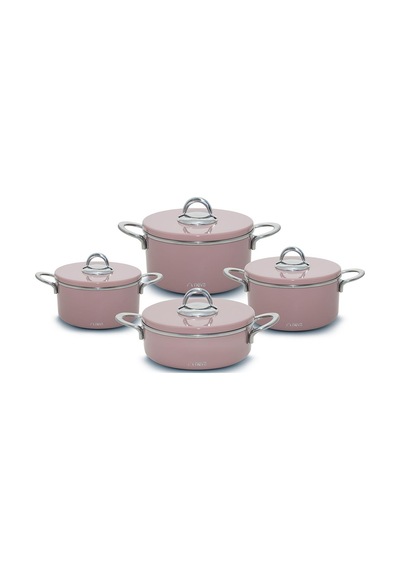 Neva N2981 Sweet Premıum Rose Chocolate Graye Tencere Seti