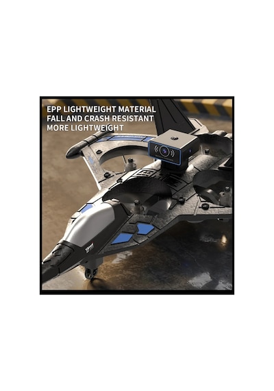 Uzaktan Kumandalı Drone Kumandalı Köpük Rc Uçak Gyro Stabilize Engel Kaçınma Kameralı Wifi App Plane