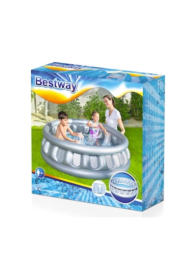 Bestway Jumbo Şişme Havuz Metalik 152 Cm x 43 CM Çok Renkli