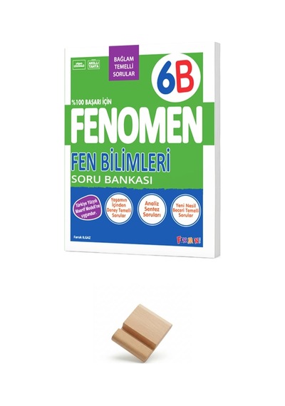 Fenomen 6. Sınıf Maarif 6b Fen Bilimleri Soru Bankası + Telefon Standı