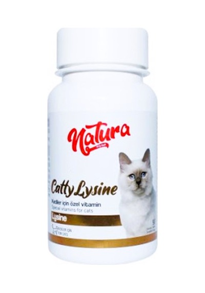 Natura Cattylysine L-lysine Kedi Tableti 90 Tablet 45 Gr