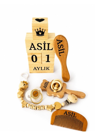 Kişiye Özel İsimli-emzik-emzik Askısı Emzik Zinciri-bebek Çıngırak-bebek Saç Fırçası Keçi Kılı-bebek Tarağı-bebek Anı Küpü-%100 Doğal Organik Ahşap Set-yeni Doğan-hedyelik-çocuk Kişiye Özel İsimli-emzik-emzik Askısı Emzik Zinciri-bebek Çıngırak-bebek Saç Fırçası Keçi Kılı-bebek Tarağı-bebek Anı Küpü-%100 Doğal Organik Ahşap Set-yeni Doğan-hedyelik-çocuk