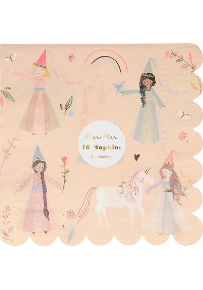 Meri Meri - Princess Napkins - Prenses Peçete - L